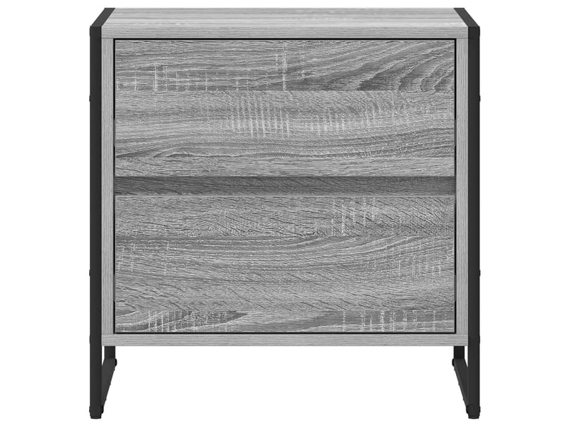  Table de chevet - cabinet de chevet - table de nuit 2 pc gris sonoma 50 x 39,5 x 50 cm  - Conforama E