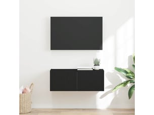Meuble tv coloris noir 78.5 cm <strong></strong>  <strong></strong>