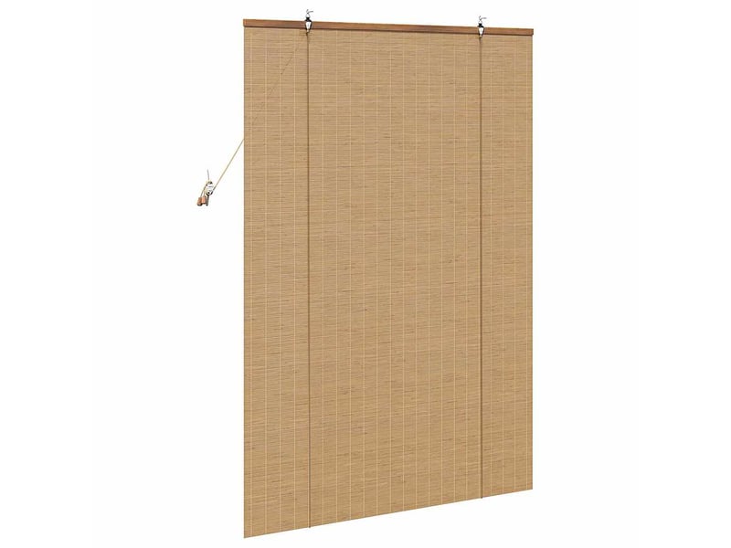  Store enrouleur, store à rouleau marron 100 x 160 cm bambou cf45284  - Conforama E