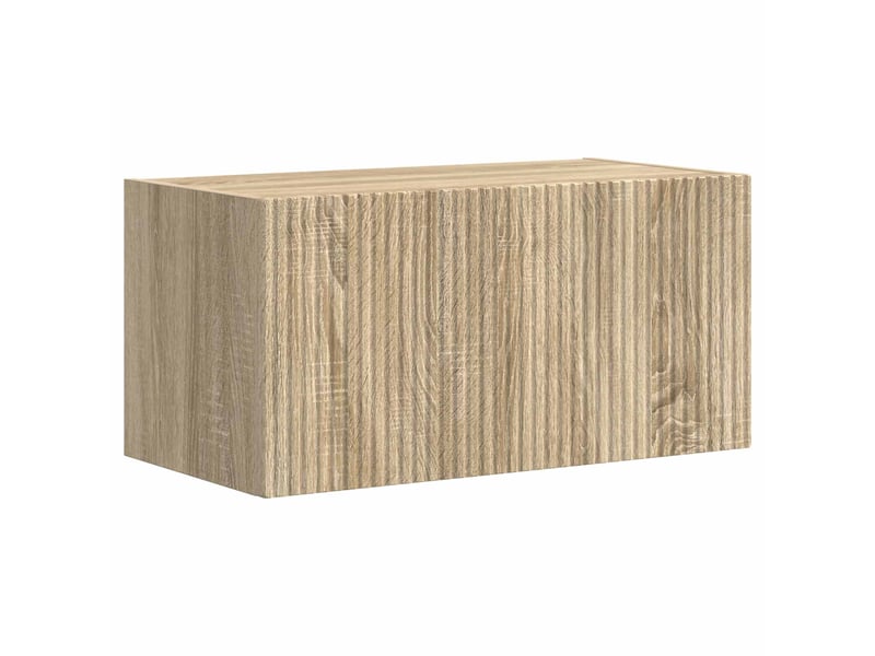  Ensemble meuble tv - banc tv - meuble de rangement 4 pcs chêne sonoma bois d'ingénierie  - Conforama E