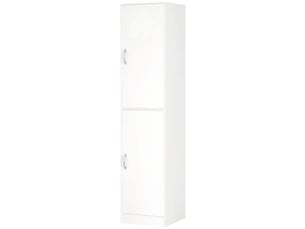 Bibliothèque de 180 cm de haut, étagère moderne à 5 niveaux avec tablettes réglables, meuble de rangement autoportant, blanc