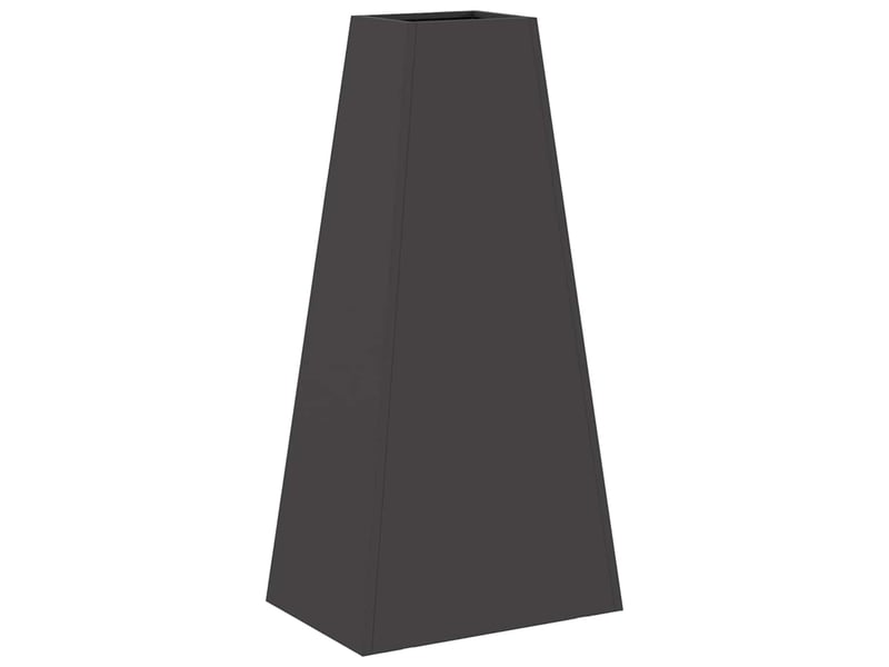  Brasero exterieur, foyer camping noir 50x35x100 cm acier patiné  - Conforama E