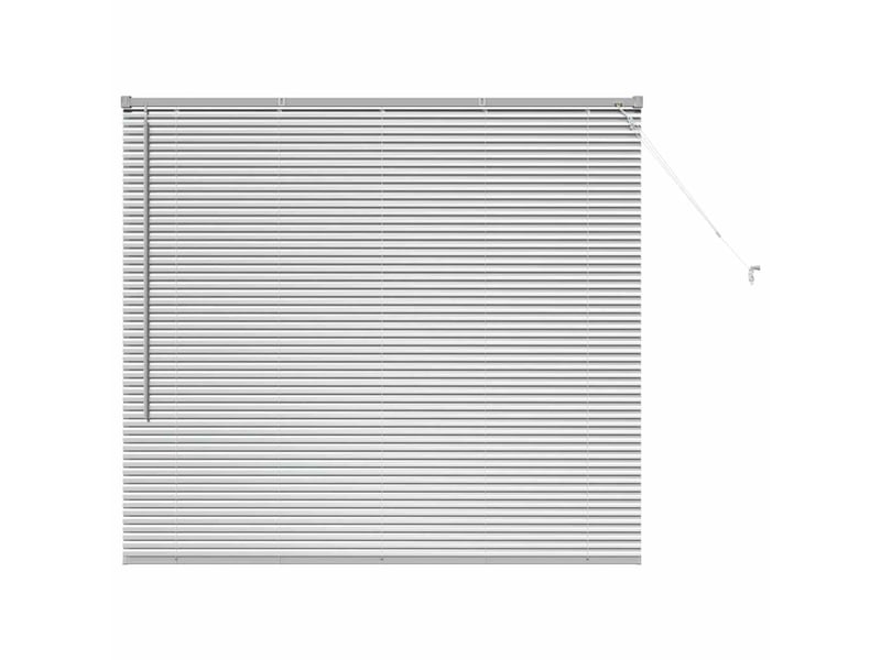Store vénitien, store de fenêtre argenté 130 x 145 cm 25 mm aluminium cf47548 - Conforama A