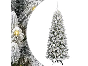 Sapin de noël, arbre de noël artificiel blanc 180 cm cf61271
