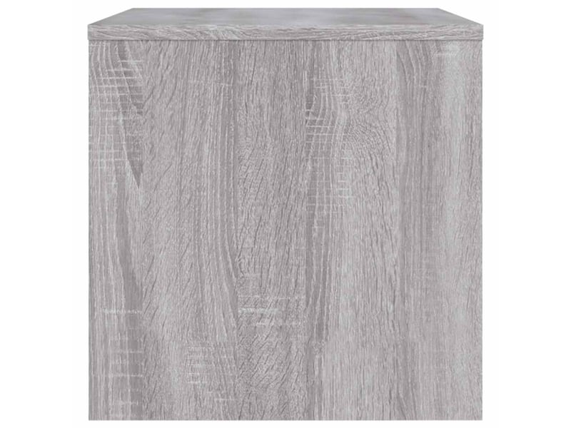  Meuble tv - banc tv - meuble de rangement sonoma gris 80x40x40 cm bois d'ingénierie  - Conforama E