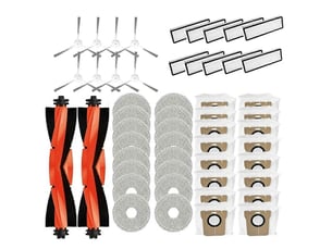 For robot vacuum x20+ x20 plus accessories main side brush hepa filter mop cloth dust bag replacement parts