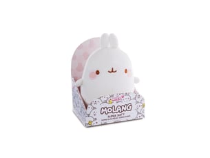 Peluche molang 24 cm avec echarpe rayee