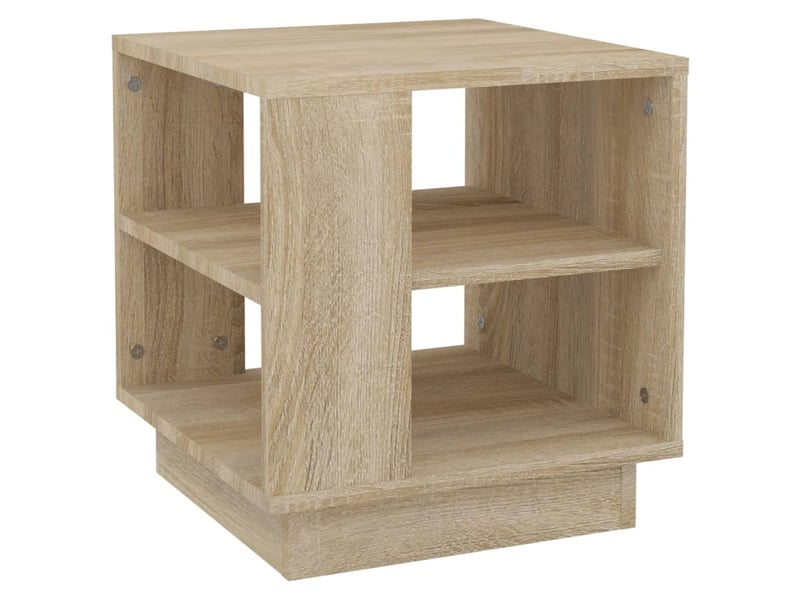  Table basse | table de salon chêne sonoma 40x40x43 cm bois d'ingénierie  - Conforama A