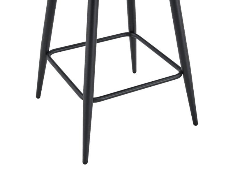  Chaise de salle à manger capitonnée avec dossier et accoudoirs–mid-century minimaliste, pour cuisine et maison  - Conforama D