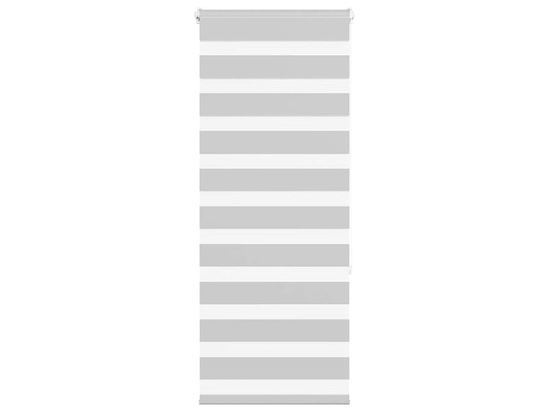  Store zèbre, store de fenêtre gris clair largeur du tissu 50,9 cm polyester cf48506  - Conforama B