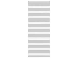 Store zèbre, store de fenêtre gris clair largeur du tissu 50,9 cm polyester cf48506