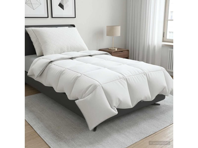  Ensemble de couette 90 % en duvet d’oie fulda 3 pcs - duvet 140 x 220 cm  - Conforama B