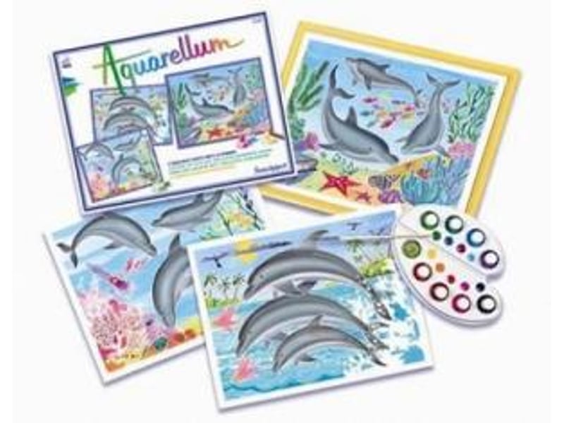  Aquarellum gm les dauphins 6220 - Conforama A