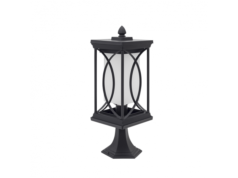 Lanterne de muret extérieur fabrilamp garden noir, 1 x e27, ip23, 39 x 16 x 16 cm 125271009 - Conforama A
