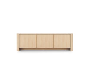 Meuble tv coloris bois clair 168 cm LOUNGITUDE SAVIO