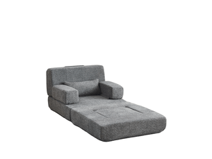 Fauteuil convertible MODFU Tissu gris
