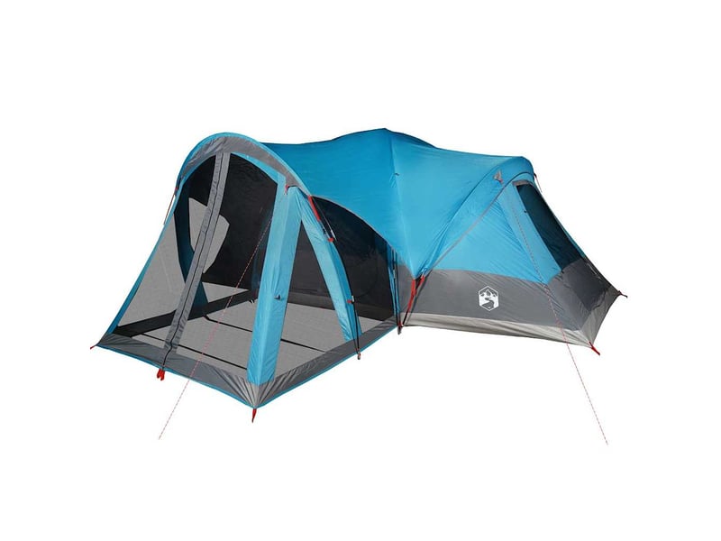  Tente de camping, tente familiale tipi 8 personnes bleu imperméable shl28852  - Conforama D