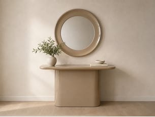 Console 0 tiroir(s)  coloris marron <strong>GEESE HOME</strong> <strong></strong>