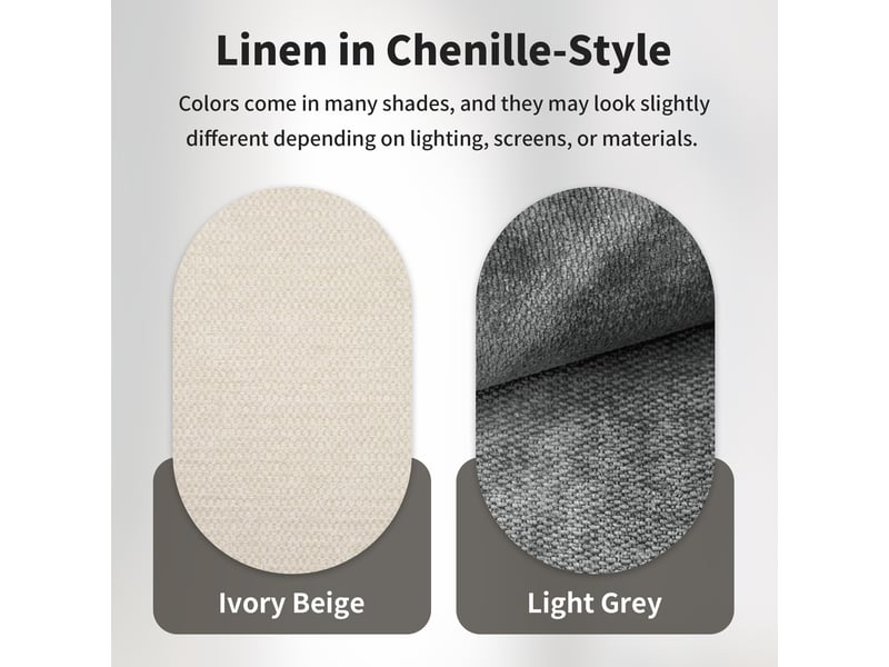 Lit double coffre hydraulique 180x200 cm effet lin beige avec, tête de lit haute, éclairage led, ports usb-c et rangement sous le lit Morn Vibe - Conforama D
