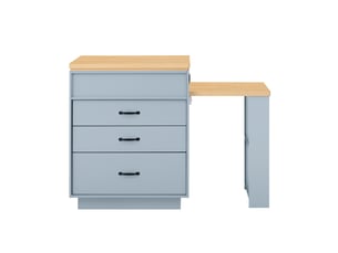 Table extensible avec rangements, led et charge usb type-c pour cuisine et salle à manger, 125,5 × 71 × 93 cm
