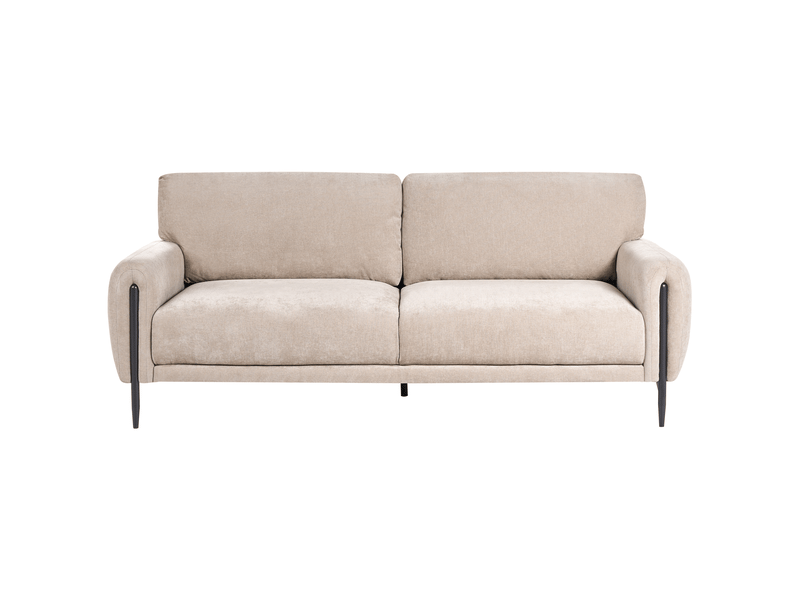  Canapé 3 places skaro tissu chenille beige  - Conforama A