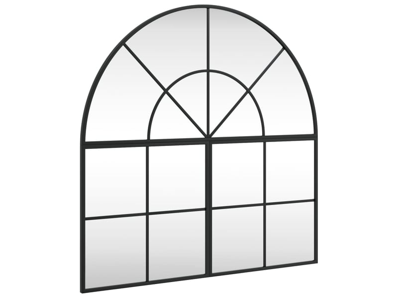  Miroir mural noir 80x80 cm arche fer cf62855  - Conforama A