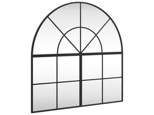 Miroir  à fixer coloris noir <strong></strong>  <strong></strong> - 80 cm x 80 cm