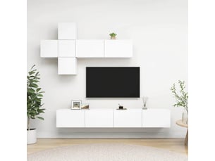 Meuble tv coloris blanc 30.5 cm <strong></strong>  <strong></strong>