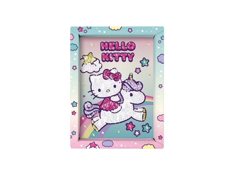  Tableau cadre en bois hello kitty et licorne perles a sequins LAN3181860203347 - Conforama E