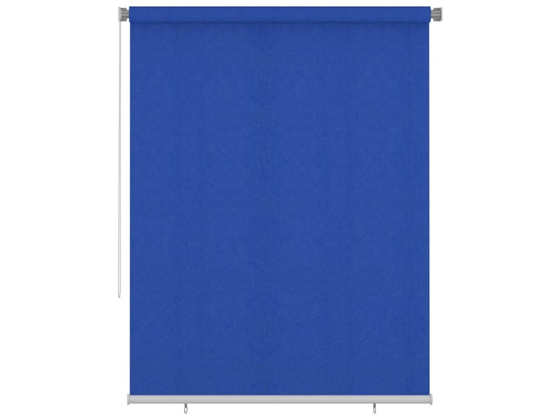  Store enrouleur, store roulant d'extérieur 185 (l) x 230 (h) cm bleu hdpe cf47367  - Conforama B