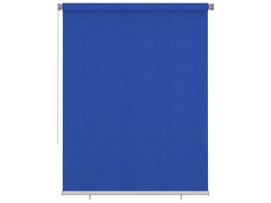 Store enrouleur, store roulant d'extérieur 185 (l) x 230 (h) cm bleu hdpe cf47367