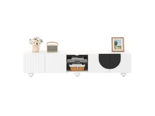 Meuble tv coloris bicolore 180 cm MEUBLIV  