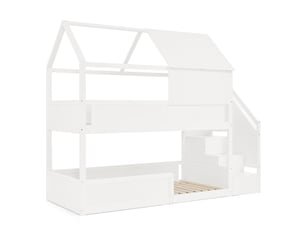 Lit superposé 80x200 cm <strong>WISHDOR</strong>  <strong></strong> coloris blanc