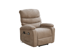 Fauteuil relax électrique Fay Lum Tissu taupe vendu A l'unité