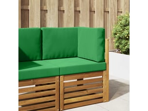 Coussin de canapé d'extérieur, coussin de chaise polyester vert 60 x 60 cm cf54189