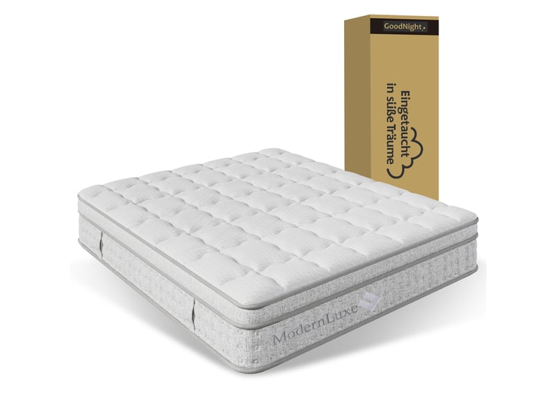  Matelas 180x200 h3 7 zones ressorts ensachés, mousse froide, 25 cm, certifié oeko-tex YK-N616P446107 - Conforama A