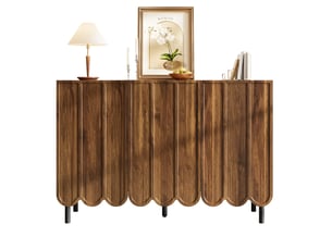 Buffet 3 porte(s)  0 tiroir(s) ULQENI  - 120 cm coloris bois foncé 