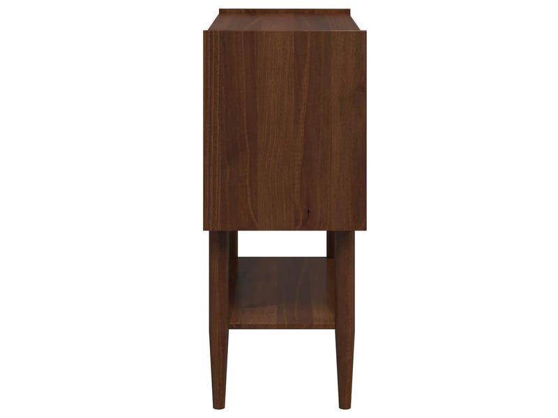  Table console, console d'entrée, meuble console bilbao caramel foncé 80 x 40 x 95 cm  - Conforama D