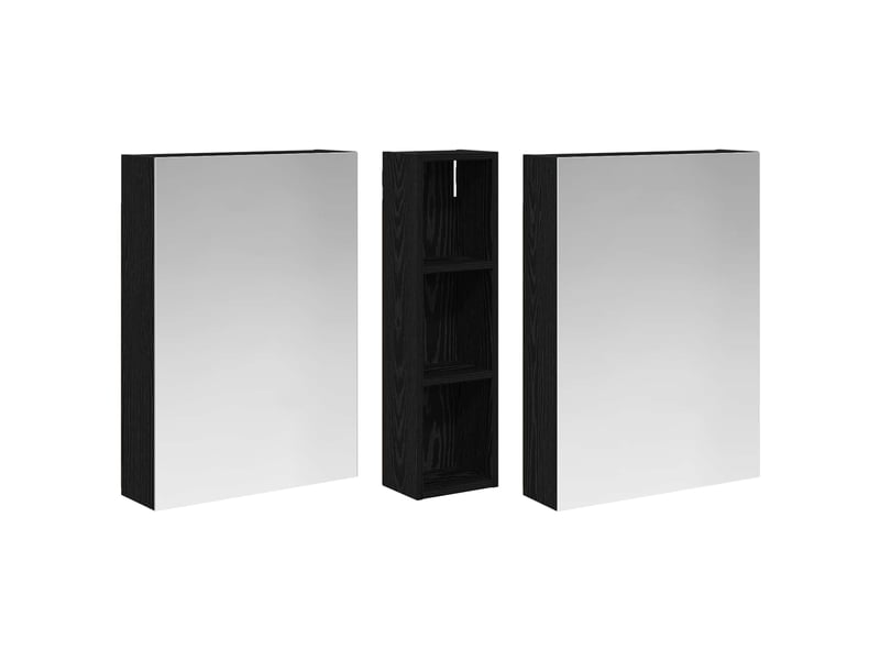  Ensemble de meubles de salle de bain 3 pcs 120x14.5x70 cm shl6170  - Conforama E