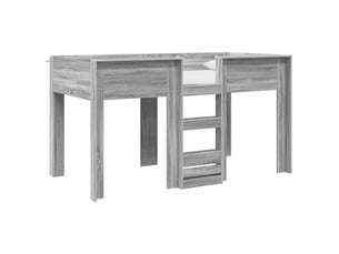 Lit simple 90x190 cm    coloris gris