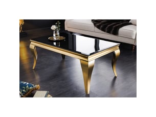 Table basse  coloris doré <strong>MEUBLORAMA</strong> <strong></strong> - 60 cmx100 cm