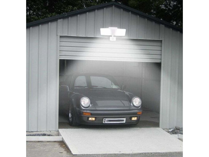  Lampes de sécurité extérieures détecteur de mouvement, projecteur led 1600lm pir blanc froid secteur - rw  - Conforama E