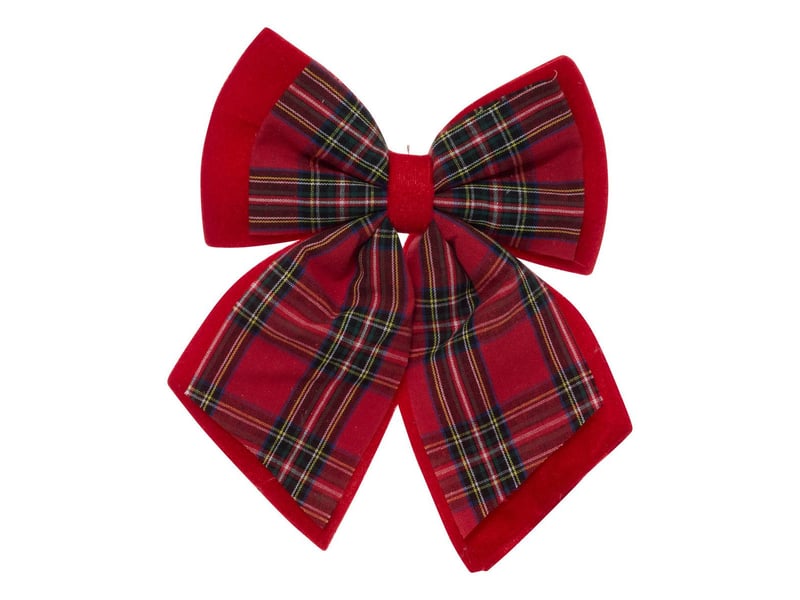  Dk velour tartan rg 24x19cm TARTAN - Conforama A