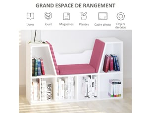 Etagère 102 cm coloris rose