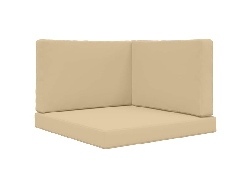Coussin de canapé d'extérieur, coussin de chaise polyester beige 80 x 80 cm cf54030 - Conforama A