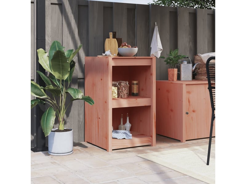 Meuble de rangement, armoire de cuisine d'extérieur meppel 55x55x92cm bois massif douglas - Conforama B