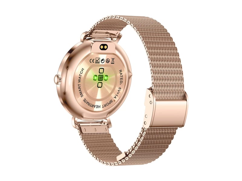  Montre connectée elite amoled 1,43 466x466 - cardio, sommeil, 7 j - milanais or ILN478 - Conforama E