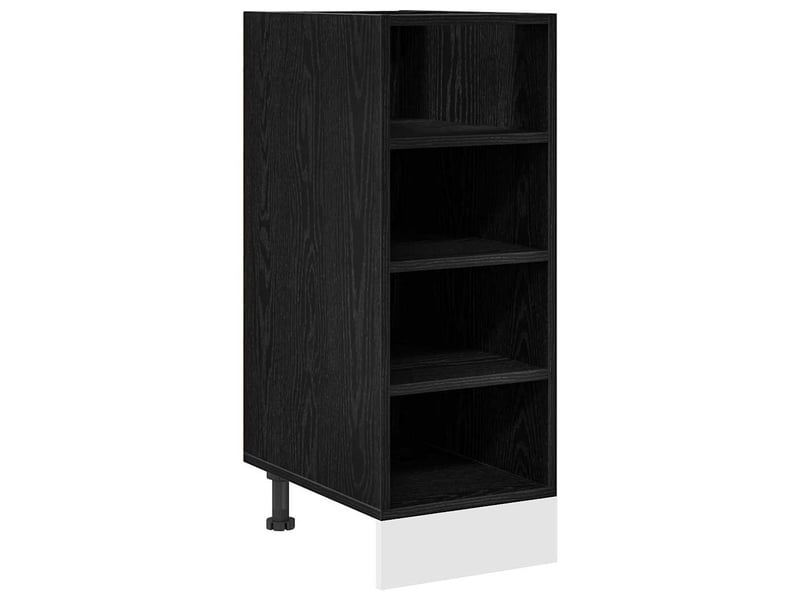  Meuble de cuisine bas chêne noir 30x44,5x81,5cm  - Conforama A