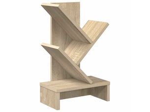 Étagère arbre 3 niveaux, étagère de rangement 30 x 18 x 48 cm bois d'ingénierie shl9459