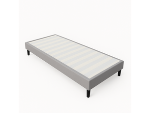 Sommier tapissier 70x190 cm KING OF DREAMS SOMMIER OPALE GRIS épaisseur 20 cm 13 latte(s)